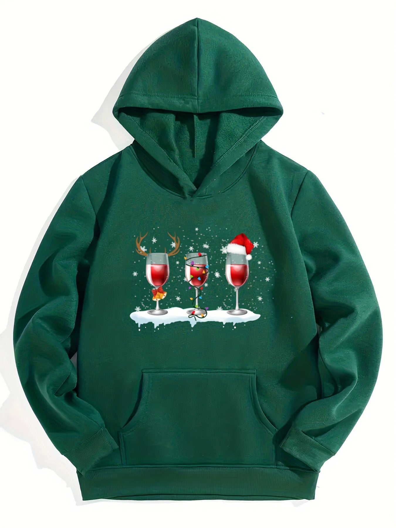 Girls' Christmas Hoodie Sweatshirt with Pocket