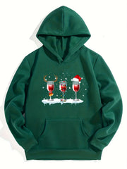 Girls' Christmas Hoodie Sweatshirt with Pocket