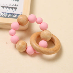 Aby Pink Teether Chewable Toy