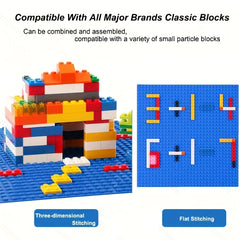 Small Grain Base Plate for Building Blocks