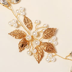 Rhinestone Pearl Garter for Wedding Dress