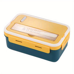 Modern 2-Layer Bento Box Set with Cutlery