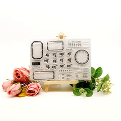 Date Silicone Transparent Stamp for Scrapbooking and Card Making