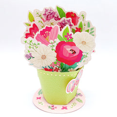 Mother's 3D Greeting Card Creative Gift Paper Carving Decoration Ornament