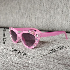 Cat Eye Frame Sun Protection Sunglasses for Teens