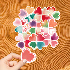 70 Love Stickers Decorative Notebook Stickers