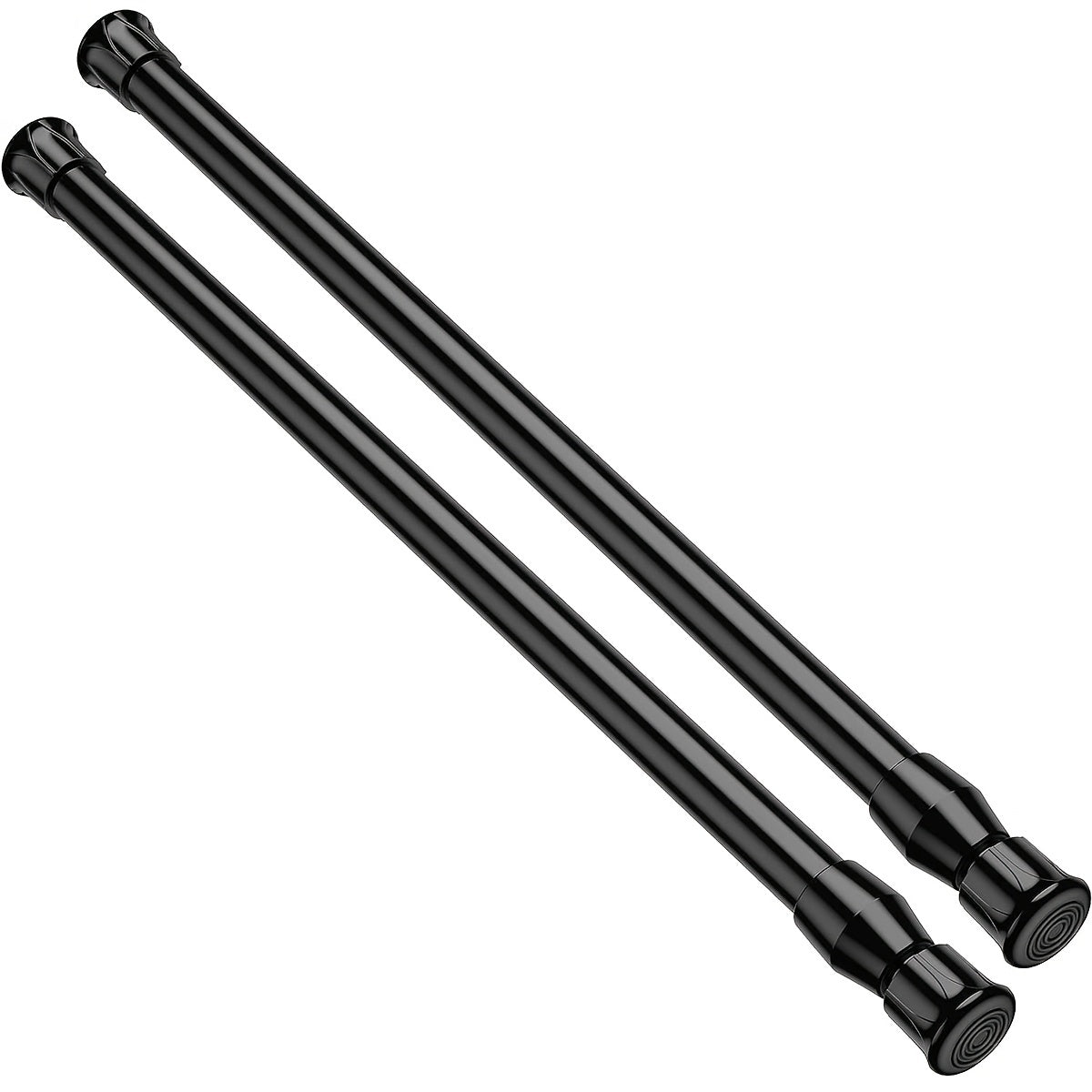 2pcs Small Curtain Spring Loaded Tension Rod 16 T