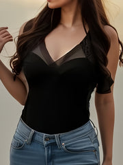 Lace Thermal Underwear Tank Top Soft Sleeveless Women's Lingerie