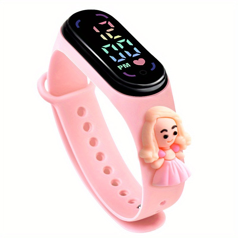 Kids LED Cartoon Electronic Watch Student Silicone Sports Bracelet