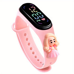 Kids LED Cartoon Electronic Watch Student Silicone Sports Bracelet