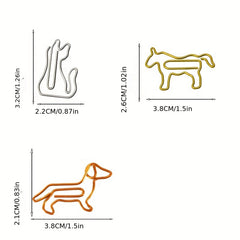 10pcs Animal Paper Clips for Students