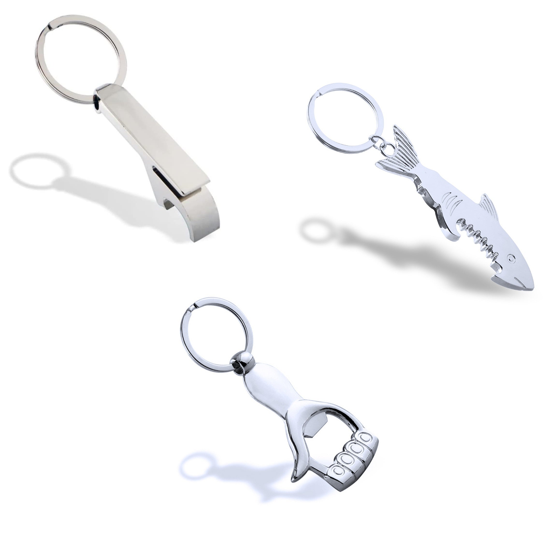 Shark Guitar Bottle Opener Keychain