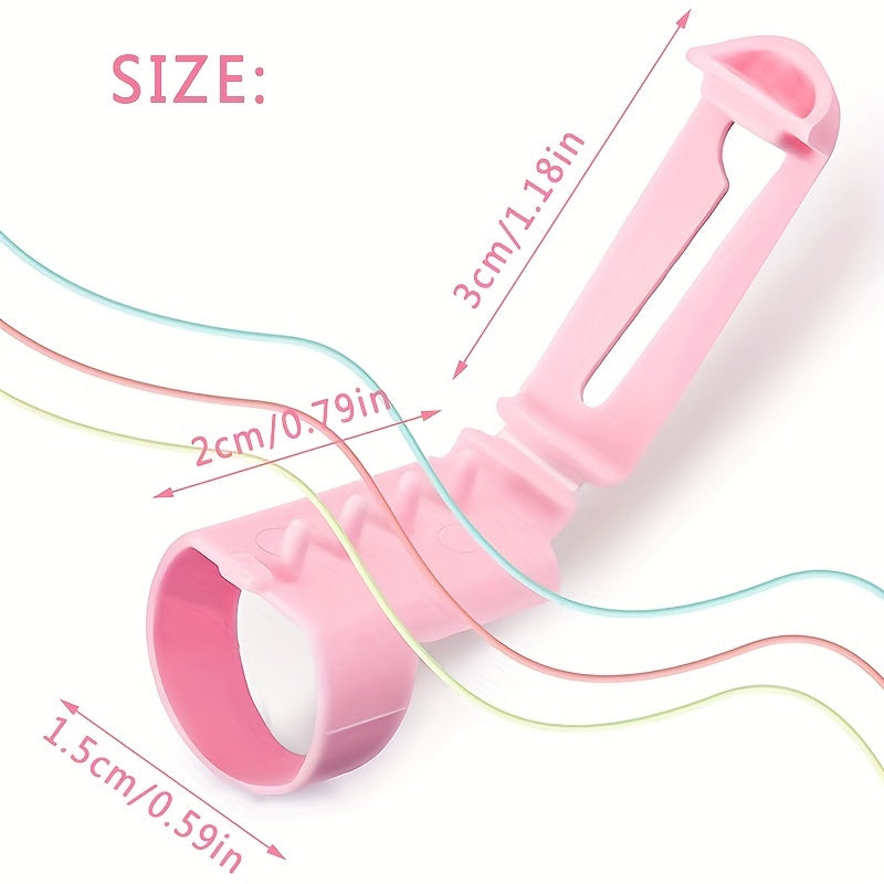 Yarn Guide Finger Holder Knitting Thimble Tool Set