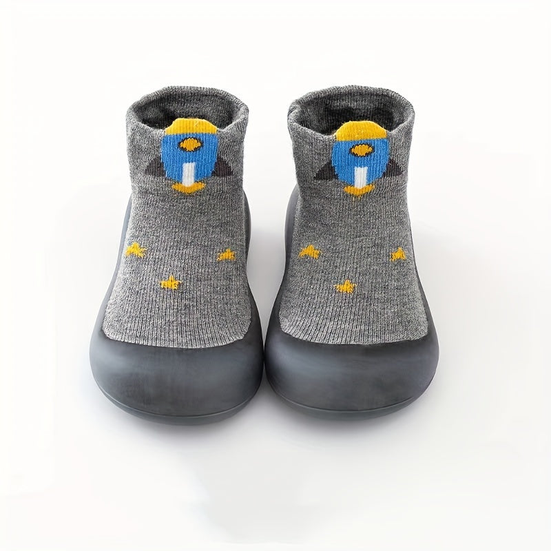 Baby Boys Slip On Sock Shoes for Indoor Walking
