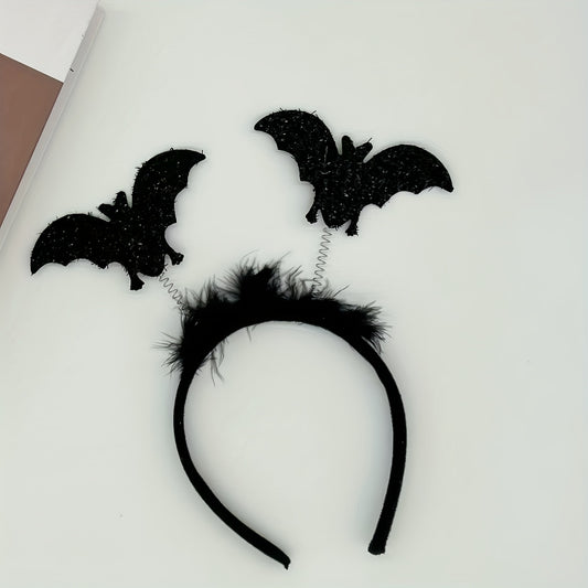 Halloween Bat Headwear Spider Horn Hairband