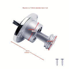 1pc Stainless Steel Marine Drain Plug Bilge Drain Outlet Plug