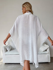 Vacay Kimono Women Plus Semi Sheer Beachwear Cover Up