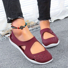 Women's Cutout Beach Sandals Waterproof Summer Shoes