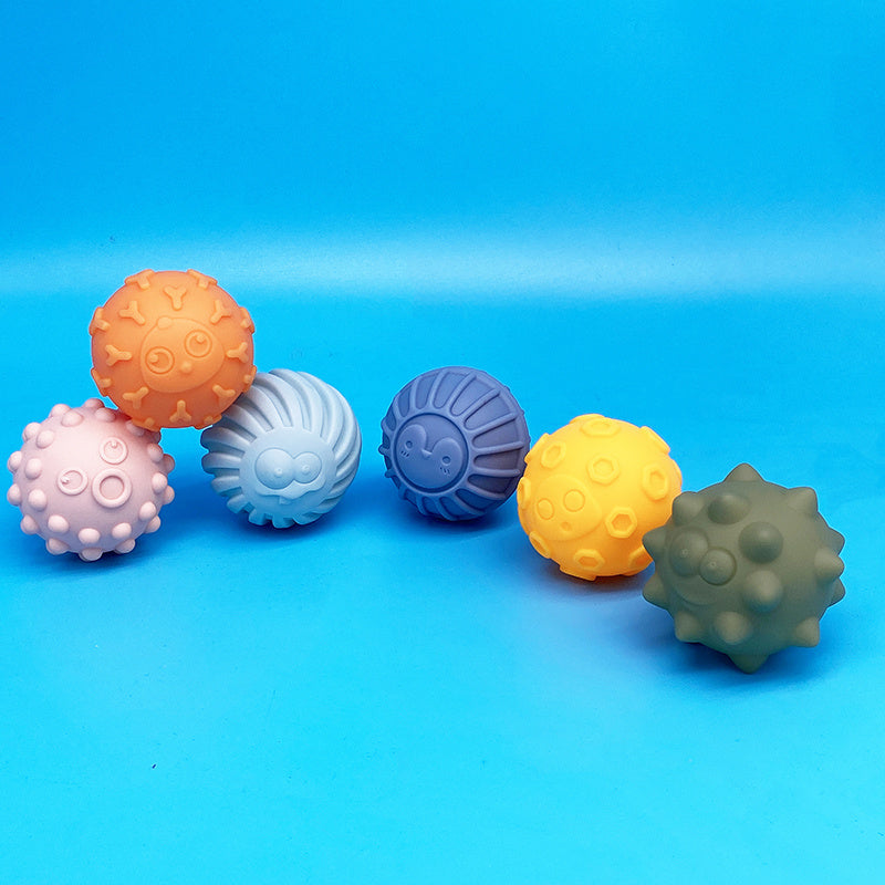 6pcs Colorful Massage Balls for Sensory Play