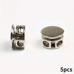 5pcs Round Spring Buckle Shoelace Lock Stopper DIY Sewing Accessory