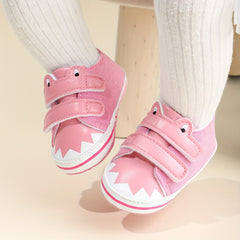 Cheerful Cartoon Sneakers for Baby Boys Lightweight Non Slip Shoes
