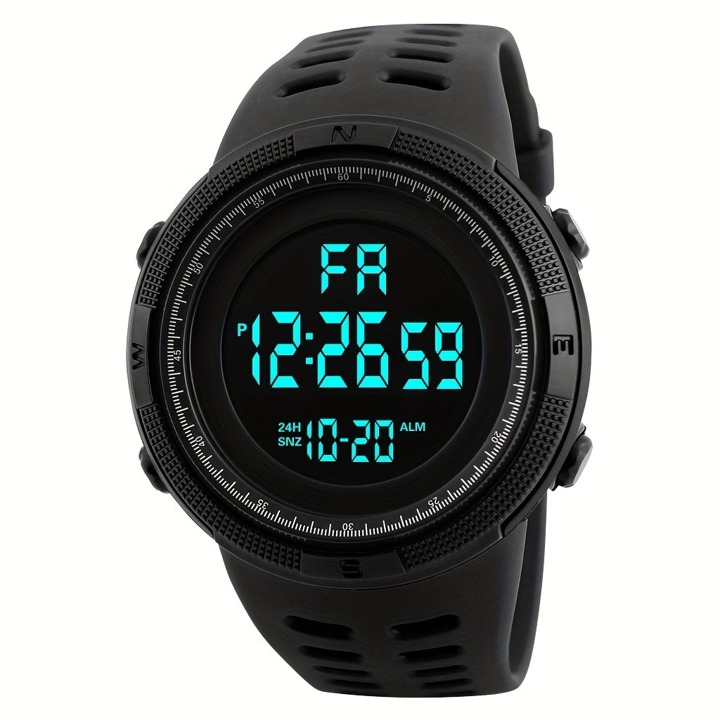 Outdoor Luminous Sports Electronic Watch Student Waterproof Watch
