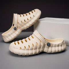 Men's Foam Clog Sandals with Strap - Outdoor Walking Shoes