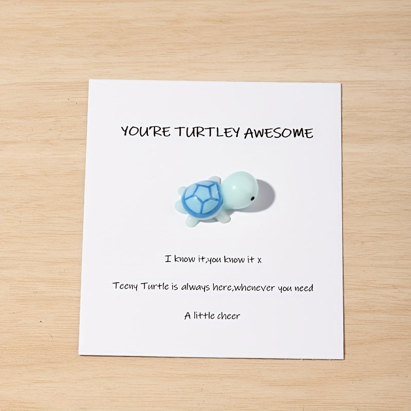 Turtle Cheer Up Gift Motivation Teacher You're Awesome Friendship Present