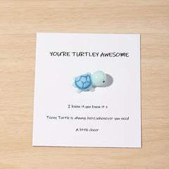 Turtle Cheer Up Gift Motivation Teacher You're Awesome Friendship Present