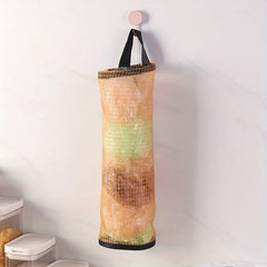 Wall Mounted Garbage Bag Storage Mesh Bag