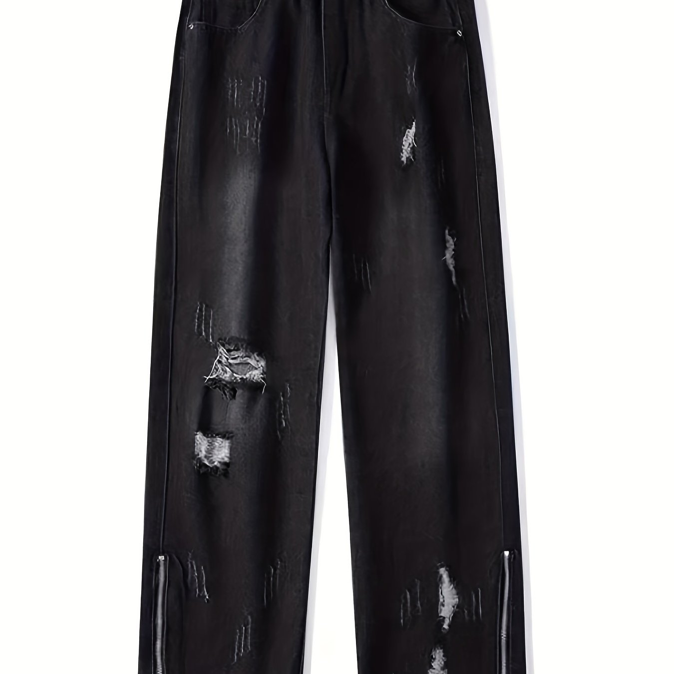 Slim Fit Jeans Men Casual Straight Leg Denim Pants Spring Summer