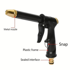 High Pressure Car Washing Hose Nozzle Spray Gun for Fire Dog Shower Cleaning