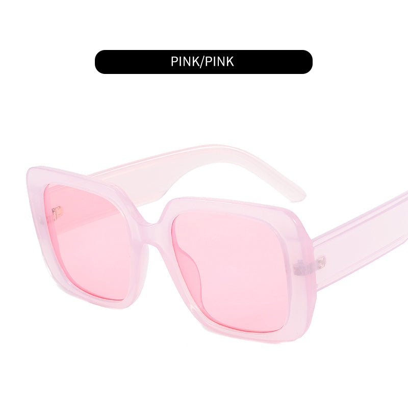 Multicolor Women's Sunglasses with Zipper Case
