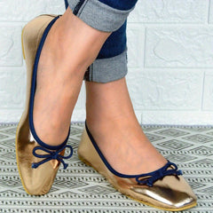 Women's Square Toe Ballet Flats Soft Sole Slip On Shoes