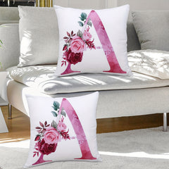 1pc Peach Fleece Throw Pillowcase Cozy Home Decor