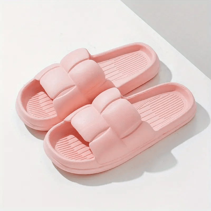 Flowers Platform Slides Non Slip Home House Shoes