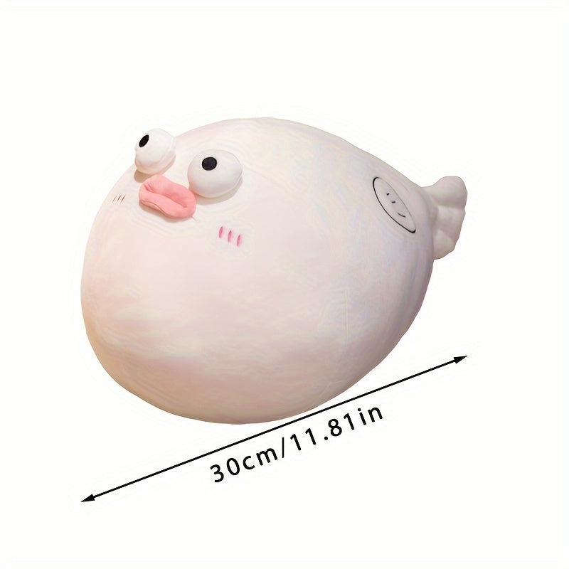 Globefish Plush Toy - Ocean Life Throw Pillow