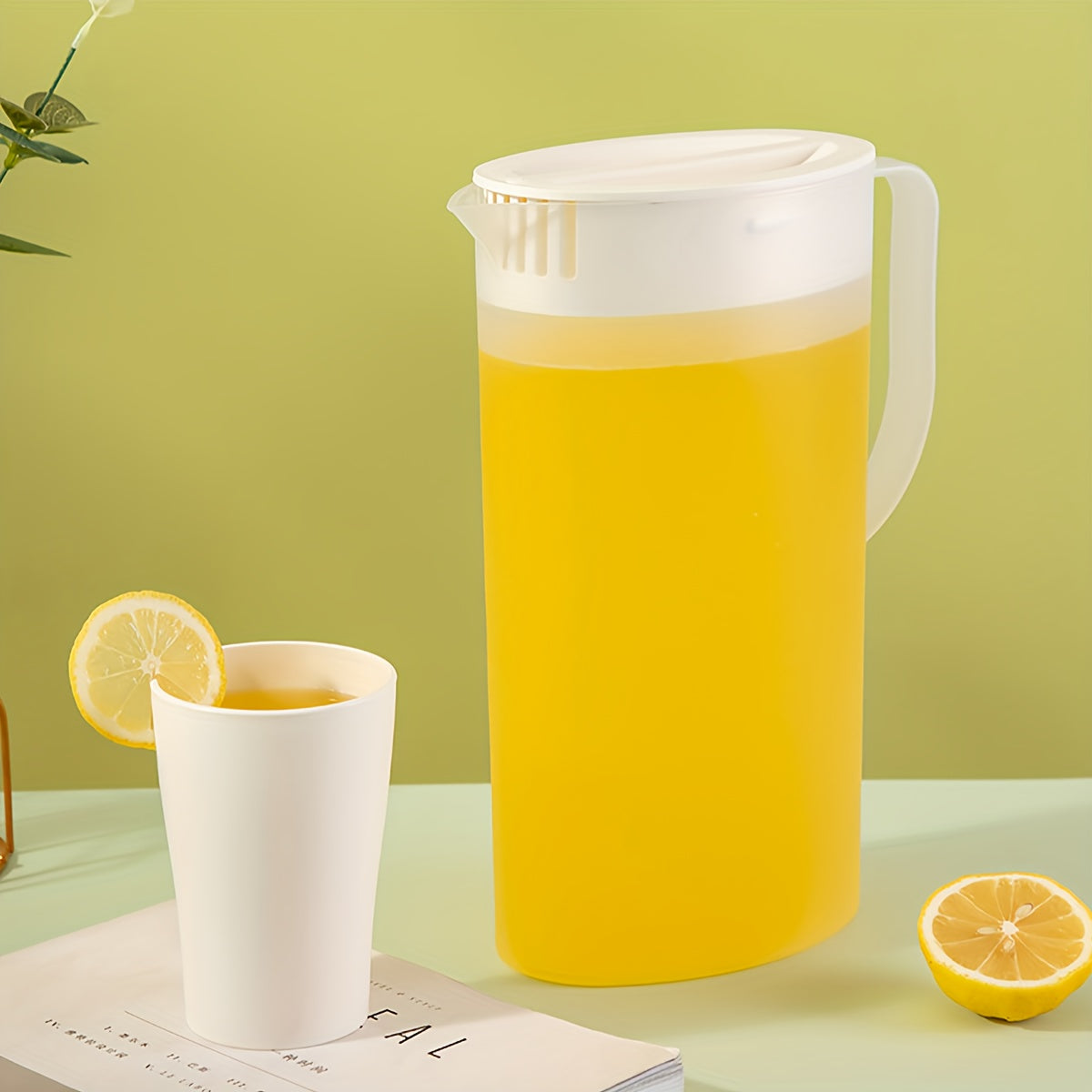 1pc Large Capacity Plastic Cold Water Kettle