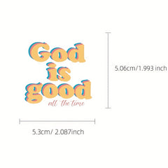 50pcs Bible Quotes Stickers Waterproof Stickers for Phone Case Laptop