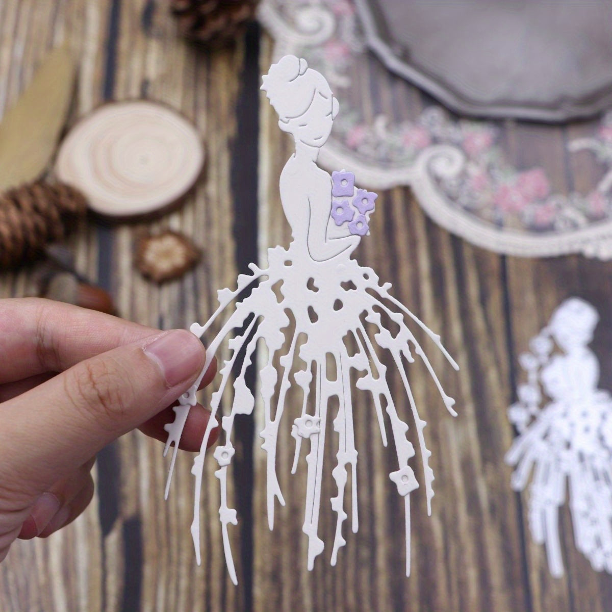 1pc Girl Metal Cutting Die For Card Making DIY Scrapbooking Photo Album