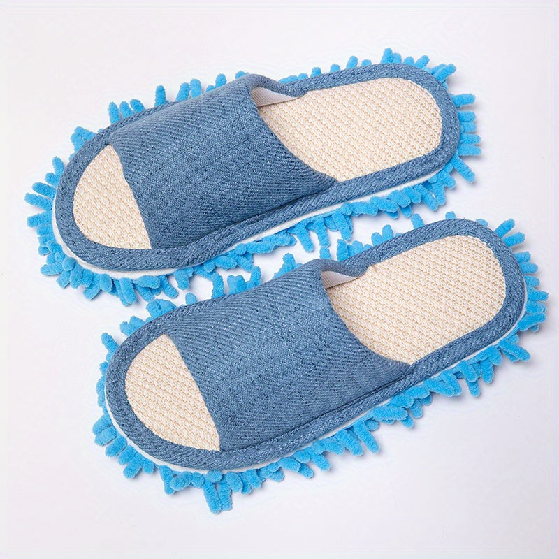 Open Toe Mopping Slippers Slip On Shoes