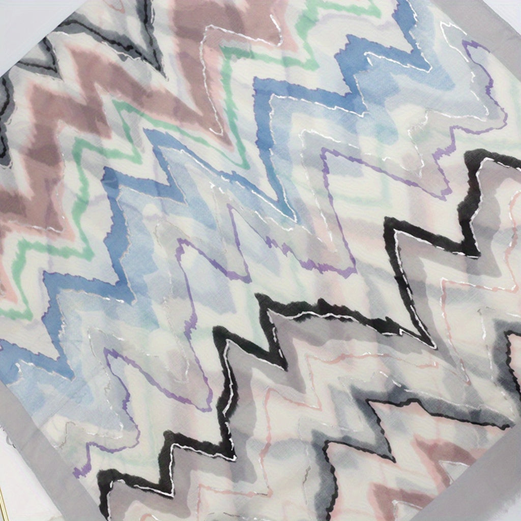 Boho Hot Stamping Printed Scarf Windproof Head Wrap