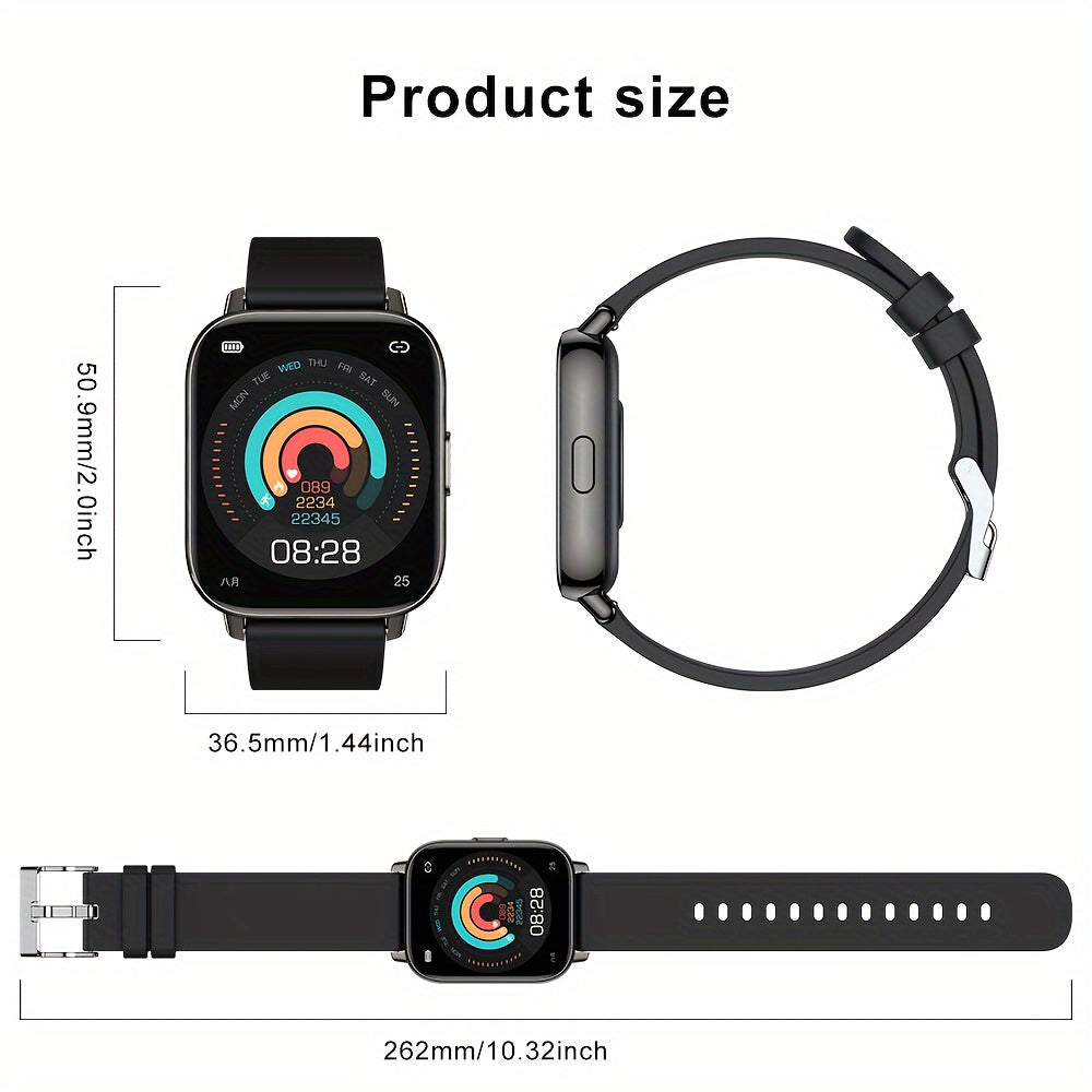P66 Smartwatch Answer Calls Fitness Tracker Android iOS