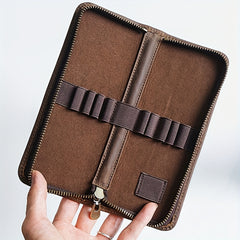 Faux Leather Pencilcase for School and Office Supplies