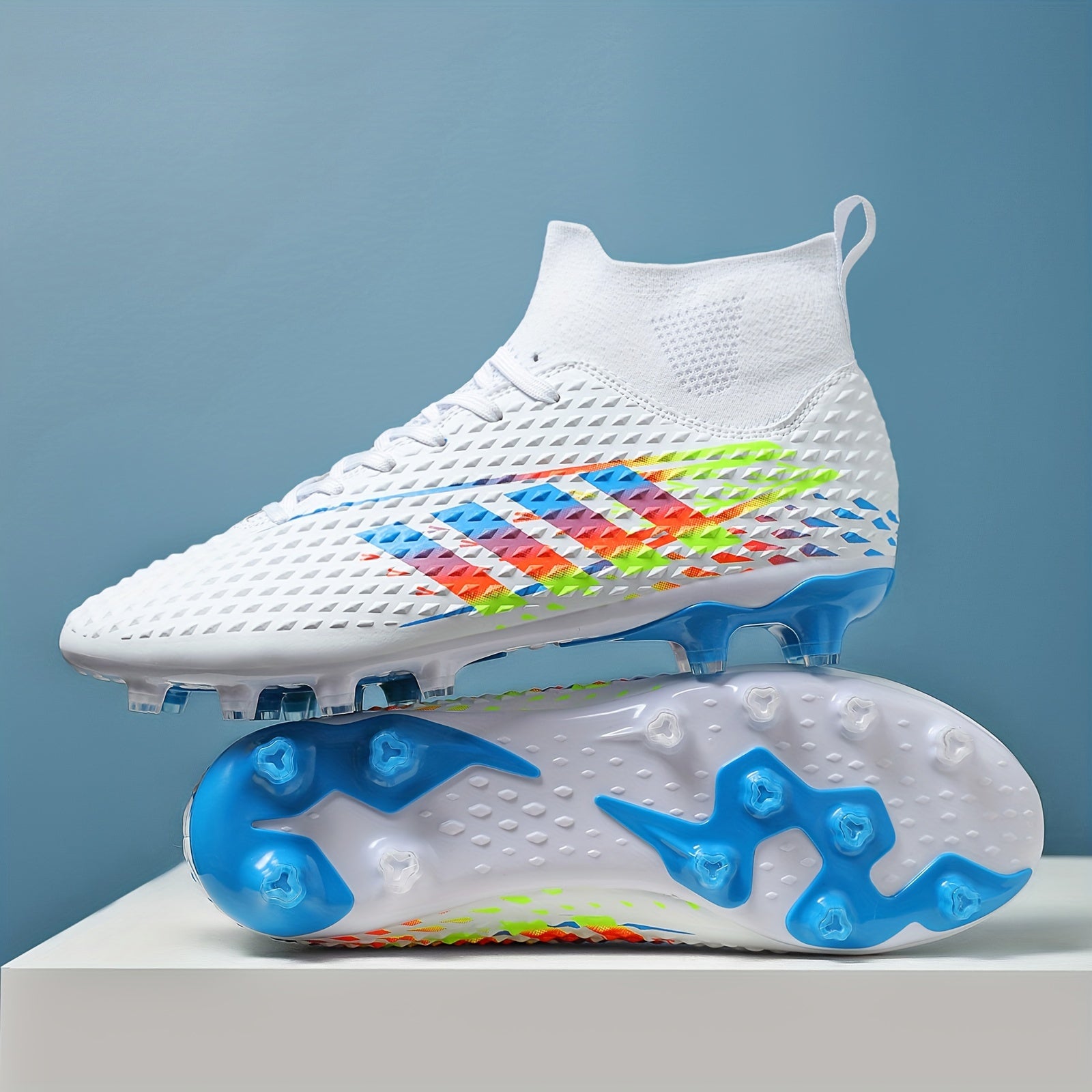 Boys Non Slip Football Cleat With Spikes Outdoor Soccer Shoes