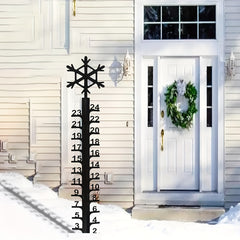 Snow Gauge Metal Snow Probe Snow Depth Measuring Rod Garden Christmas Gift