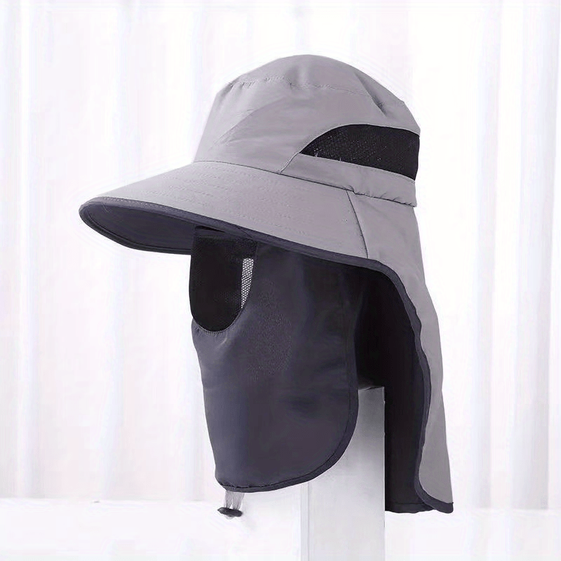 Outdoor Fishing Sunshade Cap with Removable Mask