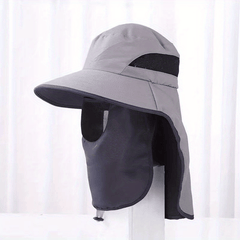 Outdoor Fishing Sunshade Cap with Removable Mask