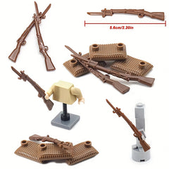 Building Blocks Man Figures Toy Weapon Parts