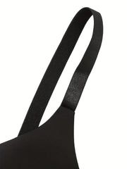 Women's Plus Size Wireless Padded T-shirt Bra - Adjustable Strap